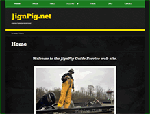 Tablet Screenshot of jignpig.net
